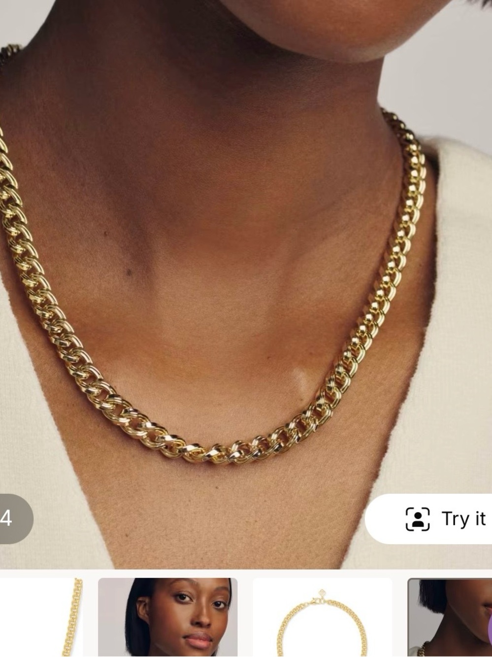 Kendra Scott Vincent Gold Chain Necklace